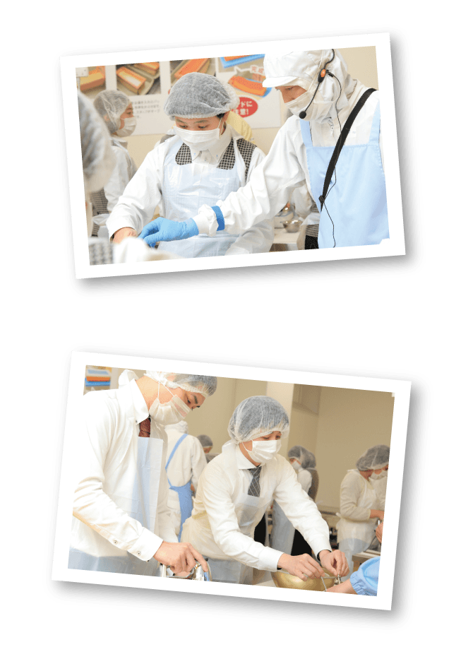 生地づくり様子